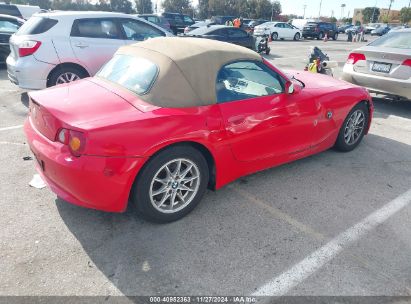 Lot #3035093158 2004 BMW Z4 2.5I