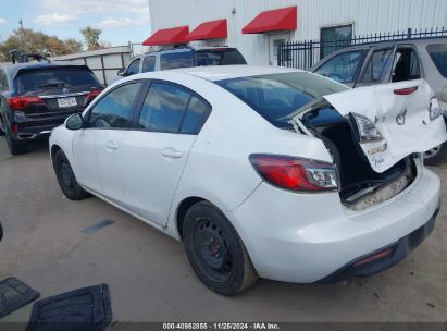 Lot #3053062005 2011 MAZDA MAZDA3 I SPORT