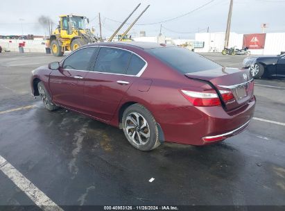 Lot #3032321647 2016 HONDA ACCORD EX-L