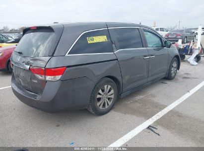 Lot #3045359623 2014 HONDA ODYSSEY EX-L