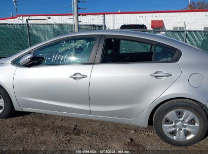 Lot #3034052438 2017 KIA FORTE LX