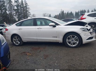 Lot #3050074163 2018 FORD FUSION HYBRID SE