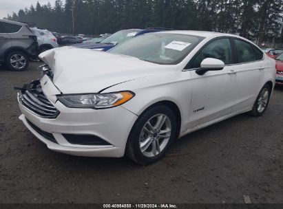 Lot #3050074163 2018 FORD FUSION HYBRID SE