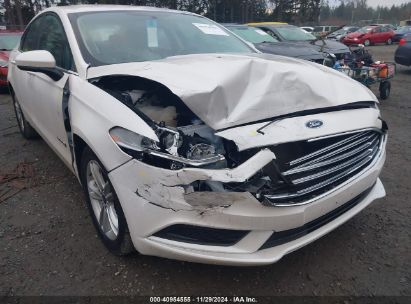 Lot #3050074163 2018 FORD FUSION HYBRID SE