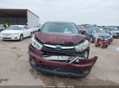 Lot #3053061636 2014 TOYOTA HIGHLANDER HYBRID LIMITED