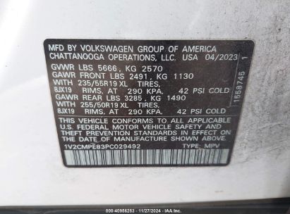 Lot #3056068457 2023 VOLKSWAGEN ID.4 PRO