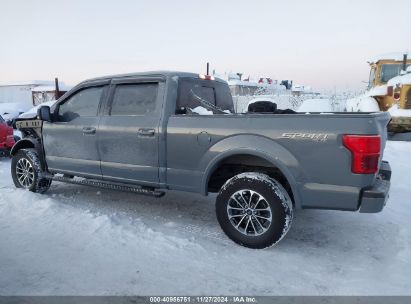 Lot #3032344182 2019 FORD F-150 XLT