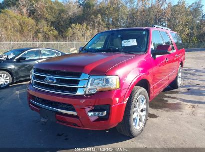 Lot #3056470914 2017 FORD EXPEDITION EL LIMITED