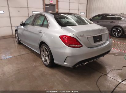 Lot #3056068303 2017 MERCEDES-BENZ C 300 4MATIC/LUXURY 4MATIC/SPORT 4MATIC