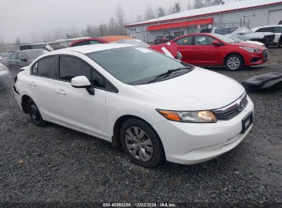 Lot #3035093071 2012 HONDA CIVIC LX