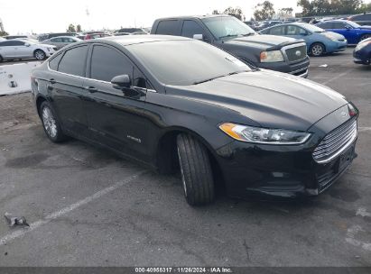 Lot #3035093065 2016 FORD FUSION HYBRID SE