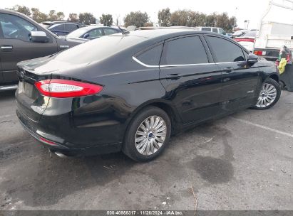 Lot #3035093065 2016 FORD FUSION HYBRID SE