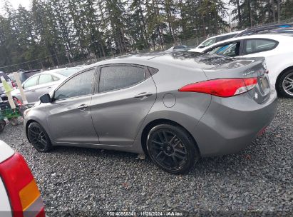 Lot #3035093064 2013 HYUNDAI ELANTRA LIMITED