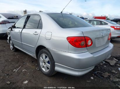 Lot #3035093052 2005 TOYOTA COROLLA S