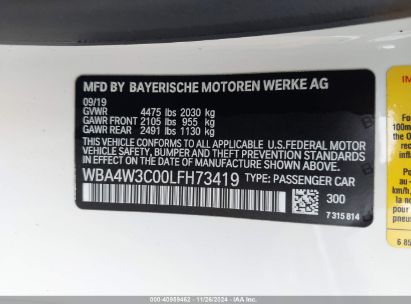 Lot #3035093049 2020 BMW 430I