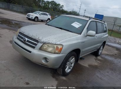 Lot #3056068280 2007 TOYOTA HIGHLANDER HYBRID V6