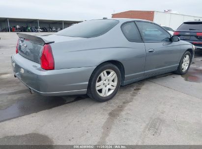 Lot #3056470887 2006 CHEVROLET MONTE CARLO LT