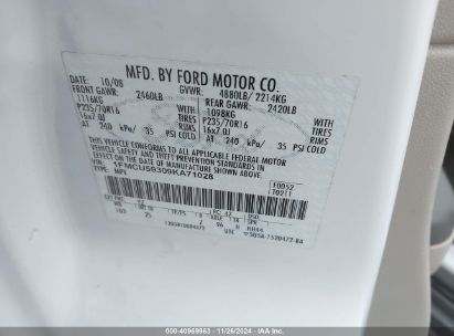 Lot #3037529499 2009 FORD ESCAPE HYBRID LIMITED