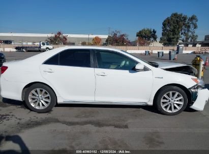 Lot #3037532154 2012 TOYOTA CAMRY HYBRID XLE