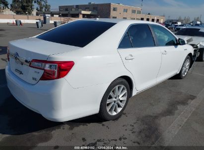 Lot #3037532154 2012 TOYOTA CAMRY HYBRID XLE