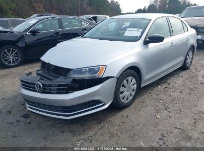 Lot #3048458567 2016 VOLKSWAGEN JETTA 1.4T S