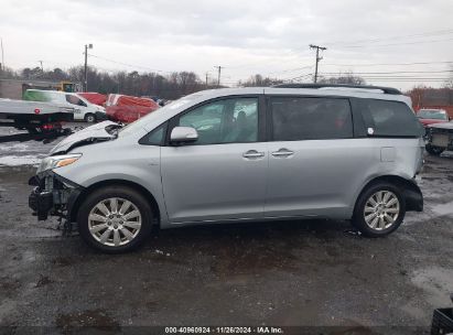 Lot #3047438579 2017 TOYOTA SIENNA LIMITED PREMIUM 7 PASSENGER