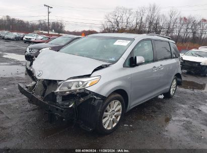 Lot #3047438579 2017 TOYOTA SIENNA LIMITED PREMIUM 7 PASSENGER