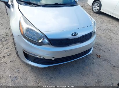 Lot #3034052472 2016 KIA RIO LX