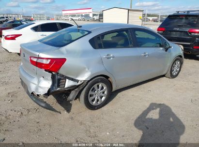 Lot #3034052472 2016 KIA RIO LX