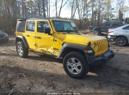 Lot #3042567466 2021 JEEP WRANGLER UNLIMITED SPORT S 4X4