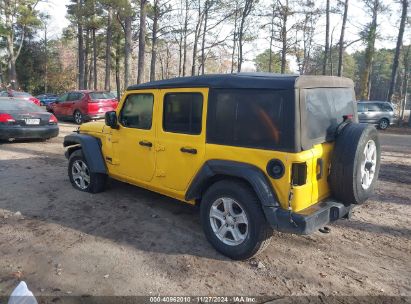 Lot #3042567466 2021 JEEP WRANGLER UNLIMITED SPORT S 4X4