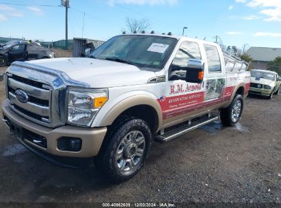 Lot #3035095566 2013 FORD F-350 LARIAT