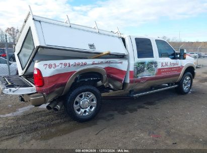 Lot #3035095566 2013 FORD F-350 LARIAT