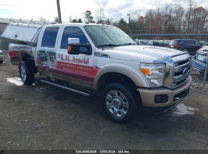 Lot #3035095566 2013 FORD F-350 LARIAT