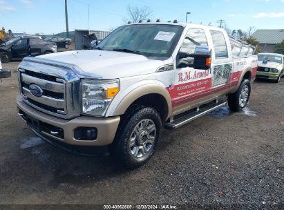 Lot #3035095566 2013 FORD F-350 LARIAT