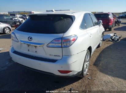 Lot #3045359398 2012 LEXUS RX 450H