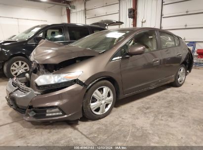 Lot #3053061495 2013 HONDA INSIGHT LX