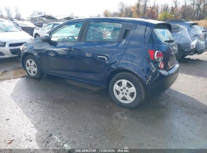 Lot #3032780840 2016 CHEVROLET SONIC LS AUTO