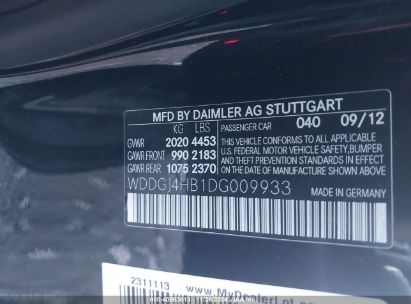 Lot #3056470854 2013 MERCEDES-BENZ C 250