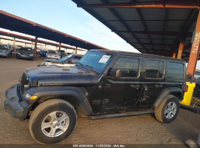 Lot #3053066411 2022 JEEP WRANGLER UNLIMITED SPORT S 4X4