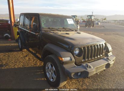 Lot #3053066411 2022 JEEP WRANGLER UNLIMITED SPORT S 4X4