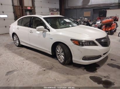 Lot #3037539931 2017 ACURA RLX SPORT HYBRID BASE W/ADVANCE PACKAGE