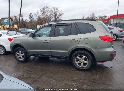 Lot #3035068683 2008 HYUNDAI SANTA FE GLS