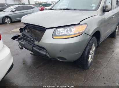 Lot #3035068683 2008 HYUNDAI SANTA FE GLS