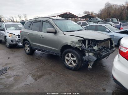 Lot #3035068683 2008 HYUNDAI SANTA FE GLS