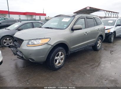 Lot #3035068683 2008 HYUNDAI SANTA FE GLS