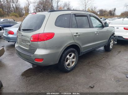 Lot #3035068683 2008 HYUNDAI SANTA FE GLS