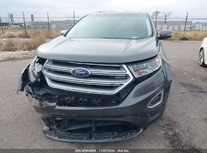 Lot #3035088925 2017 FORD EDGE TITANIUM