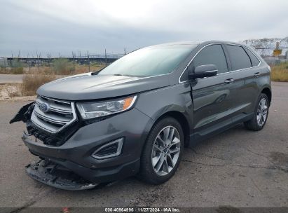 Lot #3035088925 2017 FORD EDGE TITANIUM