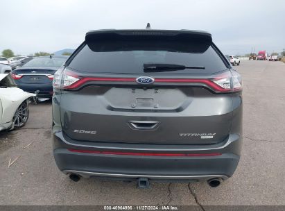 Lot #3035088925 2017 FORD EDGE TITANIUM